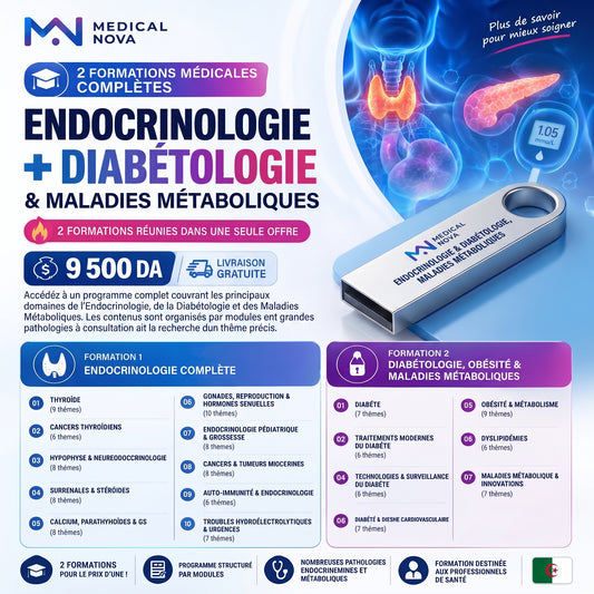 🎓 FORMATION COMPLÈTE EN ENDOCRINOLOGIE, DIABÉTOLOGIE & MALADIES MÉTABOLIQUES