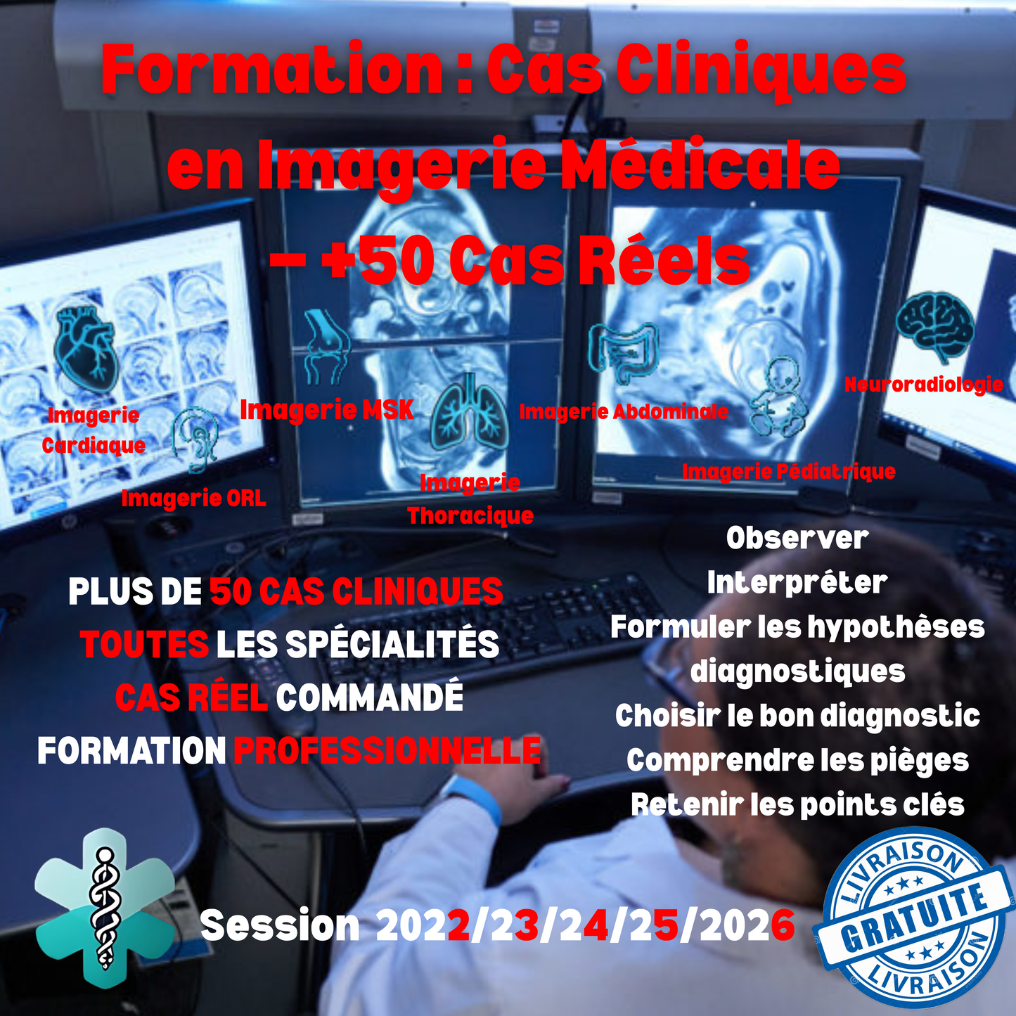 🩻 Formation : Cas Cliniques en Imagerie Médicale — +50 Cas Réels