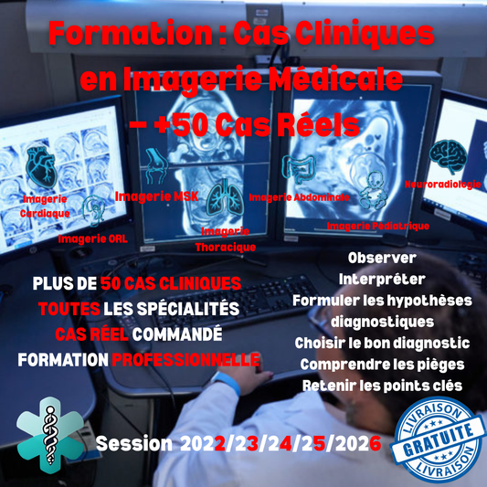 🩻 Formation : Cas Cliniques en Imagerie Médicale — +50 Cas Réels