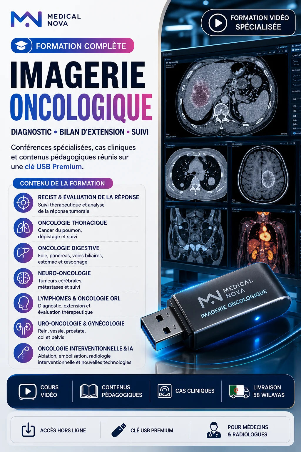 🩺 FORMATION COMPLÈTE EN IMAGERIE ONCOLOGIQUE